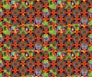 Tatil havası. Bahar mevsimi. Raster güzel bir çiçek deseni çizmiş. Nazik romantik baskı. Kırmızı renkte çiçekler.