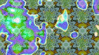 Renkli Bahar Teması eskiz kalıbı. Raster Şirin kumaş deseni. Eskiz klasiği. Düz Çiçek Elementleri Tasarımı.