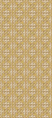 Kusursuz raster arka plan. Duvar kâğıdı barok, İspanyol kumaşı. Kusursuz çiçek deseni. Bej, kahverengi ve sarı renklerde grafiksel, pürüzsüz desen.