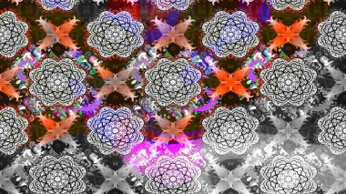 Güzel kumaş deseni. Güzel suluboya yaz çiçekleri deseni..