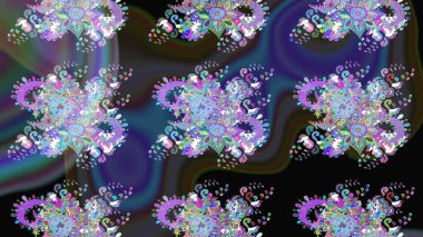 Çiçek arkaplan. Güzel kumaş deseni. Çizim raster deseni.