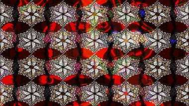 Çiçekli, yapraklı, çiçek desenli eskiz. Raster illüstrasyonu. El çizimi.