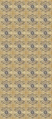 Dekoratif simetri arabesk. Raster illüstrasyonu. Doğum günü kartı, davetiye ya da afiş için iyidir. Renkli altın. Kusursuz ortaçağ çiçek desenleri..