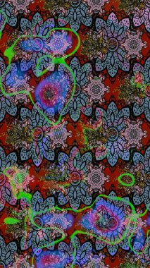 Çiçekli çiçek deseni, suluboya. Tarafsız renklerde çiçekler. Renkli Bahar Teması eskiz kalıbı. Düz Çiçek Elementleri Tasarım Raster illüstrasyonu.