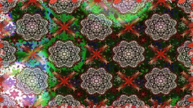 Tekstil ve kapak tasarımı için mükemmel. El çizimi dikişsiz sonbahar çiçekleri deseni. Renkli gri ve yeşil pürüzsüz desen. Doodle tarzı. Gri ve yeşil renkte çiçekler.