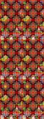 Küçük çiçekte güzel bir çiçek deseni var. Raster deseni. Çiçekli çiçek deseni, suluboya..