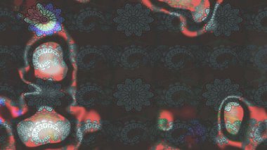 Raster Güzel kumaş deseni. Çiçek arkaplan ile soyut zarafet çizim deseni.