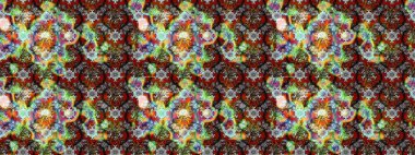 Çiçekli karalama şeklinde Raster çiçek deseni. Yumuşak, yaz çiçekli arka plan. Kahverengi ve gri renkte çiçekler.