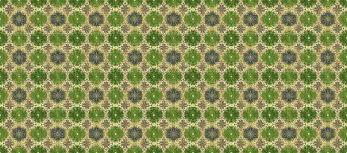 Geleneksel klasik Raster altın eskiz modeli. Barok tarzında eskiz oryantal süsü. Yeşil, bej ve nötr renklerde altın elementler.