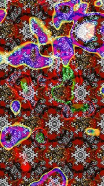 Doodle çiçekler ve dalları, otlar ve çiçekler. Elle çizilmiş. Raster resim. Güzel kumaş deseni.