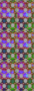 Kabile sanatı boho baskısı, klasik çiçek arkaplanı. Soyut etnik raster kusursuz desen. Arkaplan dokusu, duvar kağıdı, gri renkli çiçek teması.