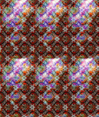 Düz Çiçek Elementleri Tasarımı. Kahverengi renkli çiçekler. Renkli Bahar Teması eskiz kalıbı. Çiçekle çizim deseni.