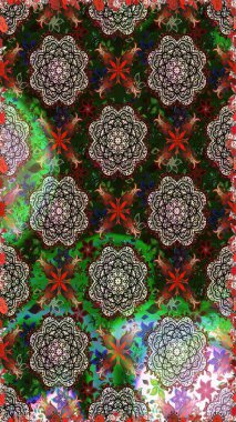 Doodle tarzı. Renkli gri ve yeşil pürüzsüz desen. Gri ve yeşil renkli çiçekler. El çizimi dikişsiz sonbahar çiçekleri deseni. Tekstil ve kapak tasarımı için mükemmel.