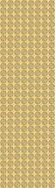 Çiçek deseni. Şık bir grafik desen. Bej, sarı ve kahverengi renklerde altın elementler. Kusursuz raster arka plan. Duvar kâğıdı barok, İspanyol kumaşı.