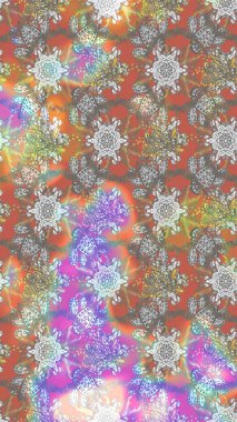 Raster Henna dövme stili. Kızılderili desenli desenli desenli şal deseni. Tekstil, tebrik kartı, boyama kitabı, telefon kılıfı baskısı için kullanılabilir. Etnik Mandala süsü.