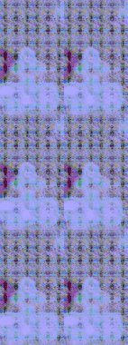 Tarafsız ve mavi renkli çiçekler. Renkli Bahar Teması eskiz kalıbı. Düz Çiçek Elementleri Tasarım Raster illüstrasyonu. Çiçekli çiçek deseni, suluboya..