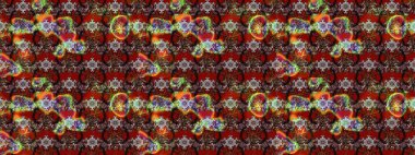 Tatil havası. Bahar mevsimi. Raster güzel bir çiçek deseni çizmiş. Nazik romantik baskı.