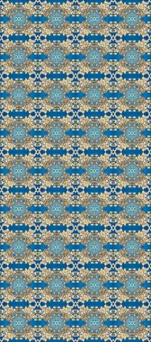 Mavi, bej ve gri renklerde altın elementlerle kusursuz klasik desen. Altın desenli mavi, bej ve gri renklerde altın elementler. Noel, kar tanesi, yeni yıl.