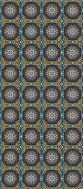 Altın elementler gri, mavi ve kahverengi renklerde. Barok tarzında kusursuz bir doğulu süsü. Geleneksel klasik raster altın pürüzsüz desen.