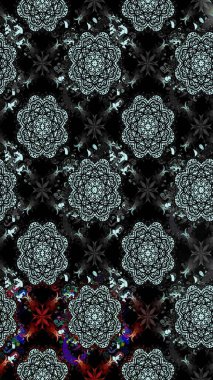 Raster illüstrasyonu. Çiçekli yumuşak bir eskiz şekli. Yumuşak, bahar çiçekleri siyah renklerde. Raster çiçekleri klasik tarzda resmedilir..