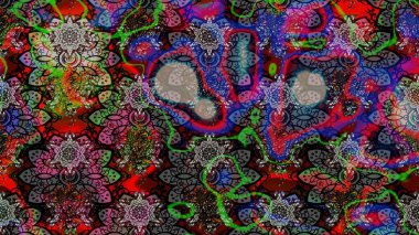 Çiçek tasarımı için inanılmaz bir kolaj cenneti tarzı. Çiçekli zambakların eskiz geçmişi. Parlak çiçekli kolaj çiçekleri siyah ve gri.