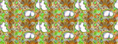 Renkli çiçek desenli çizim. Suluboya tarzında renkler üzerine çiçekler.