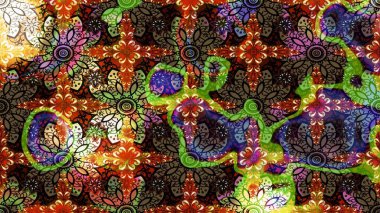 Doğal kozmetik ürünleri, parfüm, çiçekçi dükkanı için bahar ihalesi tasarımı. Kahverengi lale çiçekli Raster eskiz deseni. Paket kağıdı için en iyisi. Karşılama ya da düğün geçmişi olarak kullanılabilir.