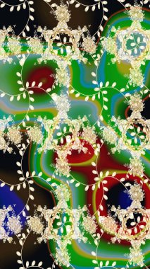 Raster stili kumaş deseni. Çiçekler suluboya çizim deseni.