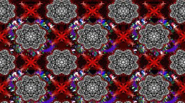 Eski moda arka plan. Güzel, parlak, pürüzsüz kumaş, tuval. Kıvırcık, parlak örgü. Raster illüstrasyonu. Desen, çizim, çiçek sınırı. Çiçeklerin çelengi.