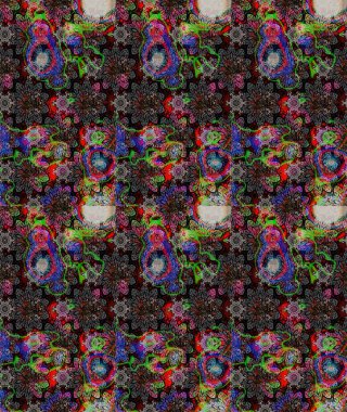 Renkli Bahar Teması eskiz kalıbı. Süslü kumaş deseni. Düz Çiçek Elementleri Tasarımı. Raster illüstrasyonunda çiçek deseni çizimi.