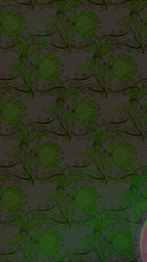 Poster ya da kapak için arka plan. Şirin, zarif çiçekler Raster illüstrasyonu. Yapraklı çizim şekli. Davetiye ve kartpostal tasarımı için dekoratif çiçek unsurları. Tekstil için figür.