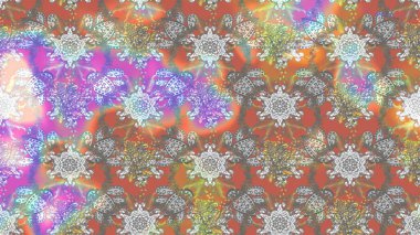 Raster Henna dövme stili. Tekstil, tebrik kartı, boyama kitabı, telefon kılıfı baskısı için kullanılabilir. Etnik Mandala süsü. Hint çiçekli desenli şal desenli..