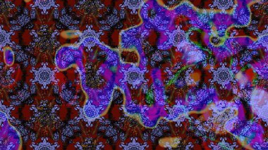 Raster watercolour floral pattern, delicate flowers, violet and brown flowers, greeting card template. Raster Beautiful fabric pattern.