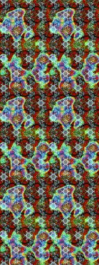 Düz Çiçek Elementleri Tasarımı. Şirin çiçek elementleri. Renkli Bahar Teması eskiz kalıbı. Raster illüstrasyonu. Çizim deseni Modaya uygun kumaş deseni.