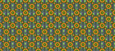 Raster 'ın taze dokusu. Klasik çiçek desenli. Sarma, tekstil ve duvar kâğıdı için kusursuz çiçek arkaplanı. Yumuşak pamuk tasarımı. Yumuşak kiremit.