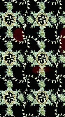 Raster kına dövme tarzı. Hint çiçek desenli madalyon desen. Etnik Mandala süsleme. Tekstil, tebrik kartı, boyama kitabı, telefon durumda yazdırma için kullanılabilir.