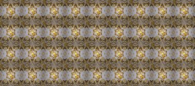 Duvar kağıdı, web sitesi arka planı, ambalaj kağıdı, davetiye, broşür, afiş veya web sitesi için kusursuz çiçek deseni kullanılabilir. Parlak elementlerin el çizimi.