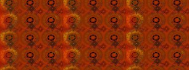 Çizim çiçek deseni duvar kâğıdı olarak kullanılabilir. Kahverengi renkli çiçekler. Raster illüstrasyonu.