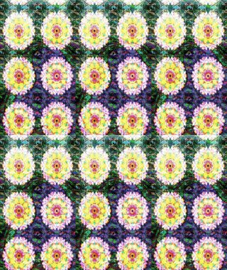 Çiçekli eskiz arkaplanı. Renkli Bahar Teması eskiz kalıbı. Çocuk stili. Düz Çiçek Elementleri Tasarımı.