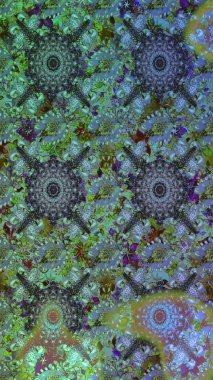 El çizimi Raster çizimi. Duvar kağıdı, web sitesi arka planı, ambalaj kağıdı, davetiye, broşür, afiş veya web sitesi için kusursuz çiçek deseni kullanılabilir. Karalama elementleri.