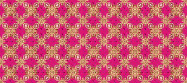 Raster geleneksel oryantasyon süsü. Kusursuz klasik altın desen. Mor ve kahverengi renklerdeki altın desenli altın elementler.