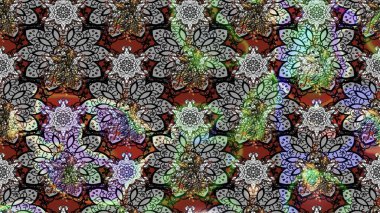 Üzerinde gri renkte çiçekler olan bir çiçek deseni çiz. Suluboya tarzında gri renkte çiçekler.