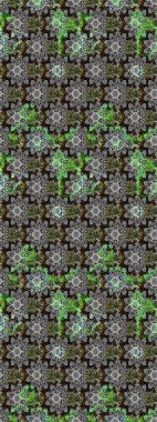 Renkli Bahar Teması eskiz kalıbı. Güzel çiçek deseni. Düz Çiçek Elementleri Tasarımı. Gri ve siyah renkte çiçekler.