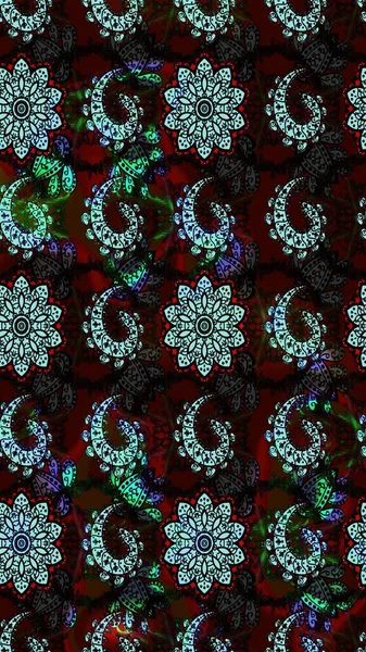 Raster Modaya uygun kumaş deseni. Düz Çiçek Elementleri Tasarımı. Siyah ve kahverengi renkli şirin çiçek desenleri. Renkli Bahar Teması çizim şablonu.