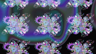 Raster Henna dövme stili. Etnik Mandala süsü. Kızılderili desenli desenli desenli şal deseni. Tekstil, tebrik kartı, boyama kitabı, telefon kılıfı baskısı için kullanılabilir.