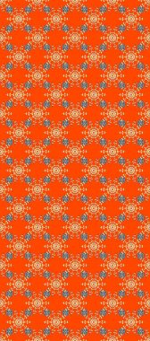 Eski moda arka plan. Kıvırcık, parlak örgü. Raster illüstrasyonu. Güzel, parlak, pürüzsüz kumaş, tuval. Şablon, pürüzsüz, çiçekli kenar. Çiçeklerin çelengi.