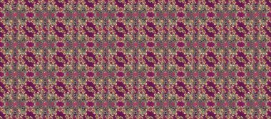 Mor, kahverengi ve gri renklerde geleneksel, klasik, altın, kusursuz desen. Barok tarzında kusursuz bir doğulu süsü..