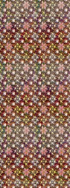 Raster Güzel kumaş deseni. Raster suluboya çiçek deseni, narin çiçekler, kahverengi ve bej çiçekler, tebrik kartı şablonu..