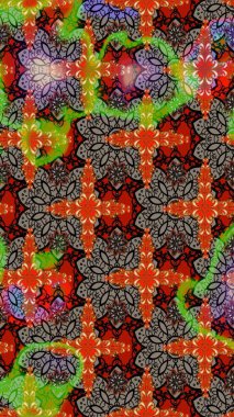 Kahverengi üzerine çiçekler. Eskiz arkaplan modeli. Raster hisseleri. Suluboya, elle çizilmiş.