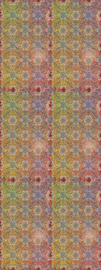 Şirin çiçek elementleri. Raster illüstrasyonu. Düz Çiçek Elementleri Tasarımı. Renkli Bahar Temalı Kusursuz Arkaplan. Kusursuz desenli. Moda desenli..